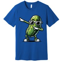 Dabbing Pickle Dancing Cucumber Pickle Food Squad Gift Premium T-Shirt