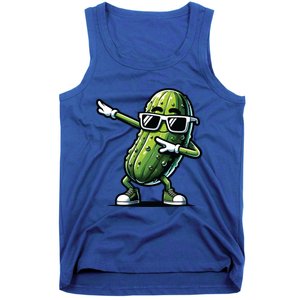 Dabbing Pickle Dancing Cucumber Pickle Food Squad Gift Tank Top