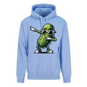 Dabbing Pickle Dancing Cucumber Pickle Food Squad Gift Unisex Surf Hoodie