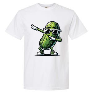 Dabbing Pickle Dancing Cucumber Pickle Food Squad Gift Garment-Dyed Heavyweight T-Shirt