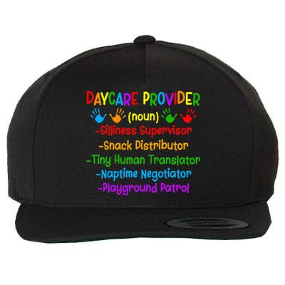 Daycare Provider Definition Daycare Wool Snapback Cap