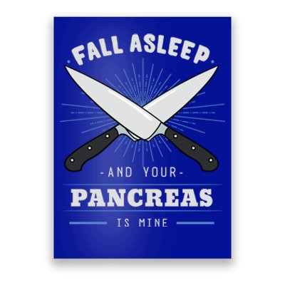 Diabetic Pancreas Diabetes Awareness Survivor Blood Sugar Funny Gift Poster