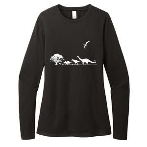 Dinosaurs Prehistoric Dinosaur Kids Or Adults Dino Womens CVC Long Sleeve Shirt