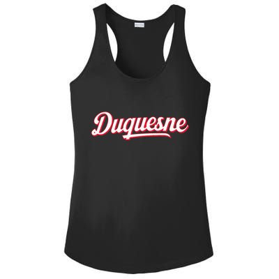 Duquesne Pennsylvania Ladies PosiCharge Competitor Racerback Tank