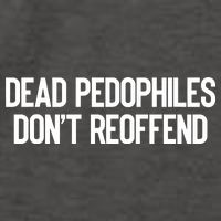Dead Pedophiles DonT Reoffend Vector Backpack
