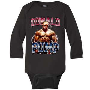 Donald Pump Baby Long Sleeve Bodysuit