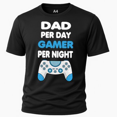 Dad Per Day Gamer Per Night Gamer Fathers Day Idea Gift Performance Shirt