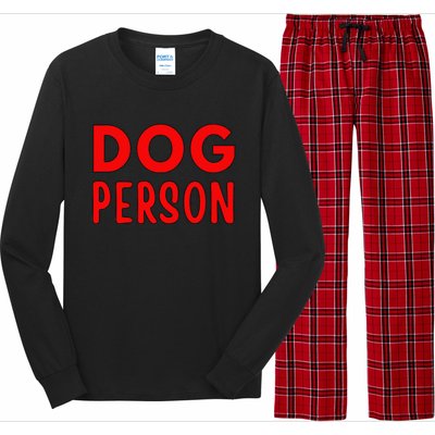 Dog Person Long Sleeve Pajama Set