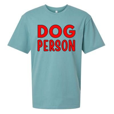 Dog Person Sueded Cloud Jersey T-Shirt