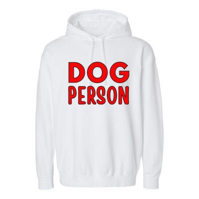 Dog Person Garment-Dyed Fleece Hoodie