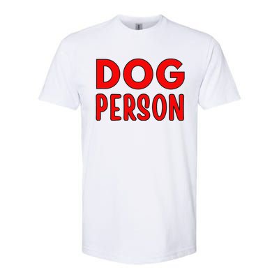 Dog Person Softstyle CVC T-Shirt