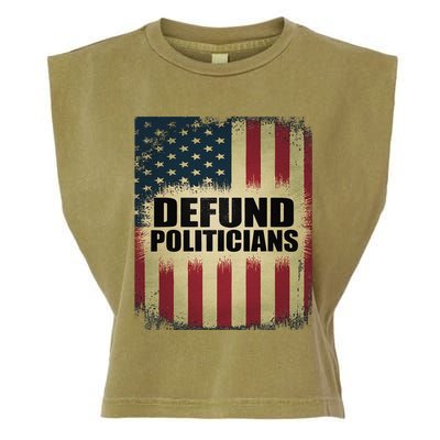 Defund Politicians Defund D.C. Clear The Swamp Garment-Dyed Women's Muscle Tee