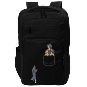 Dachshund Pocket Impact Tech Backpack