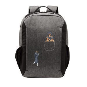 Dachshund Pocket Vector Backpack