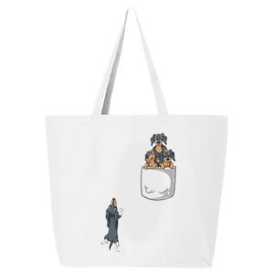 Dachshund Pocket 25L Jumbo Tote