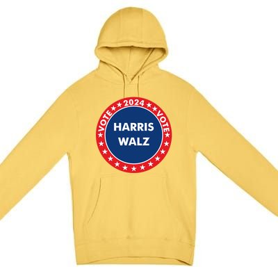 Democratic President Election Campaign 2024 Souvenir Gift Premium Pullover Hoodie