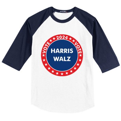 Democratic President Election Campaign 2024 Souvenir Gift Baseball Sleeve Shirt