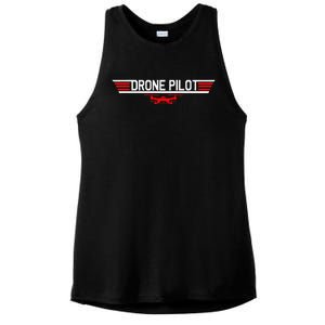 Drone Pilot Funny Quadcopter RC Flying Wings Gift Ladies PosiCharge Tri-Blend Wicking Tank