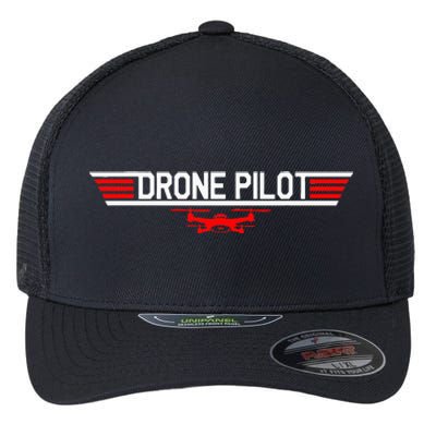 Drone Pilot Funny Quadcopter RC Flying Wings Gift Flexfit Unipanel Trucker Cap