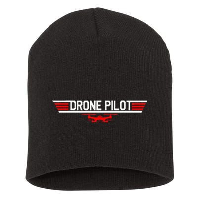 Drone Pilot Funny Quadcopter RC Flying Wings Gift Short Acrylic Beanie