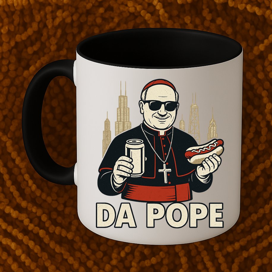 Da Pope From America Chicago Pope Leo XIV Mug