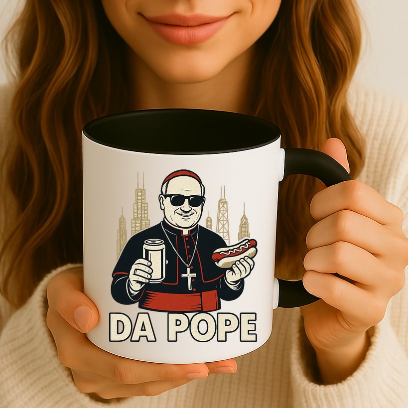 Da Pope From America Chicago Pope Leo XIV Mug