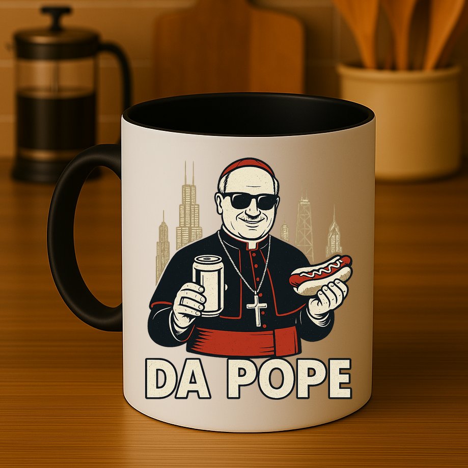 Da Pope From America Chicago Pope Leo XIV Mug