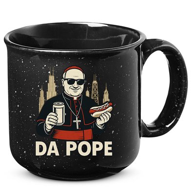 Da Pope From America Chicago Pope Leo XIV 15oz Campfire Ceramic Mug