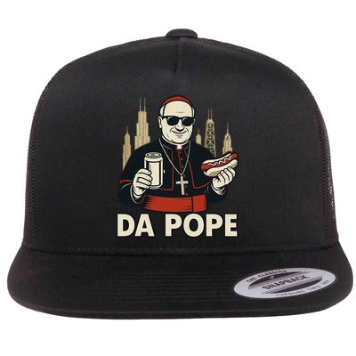 Da Pope From America Chicago Pope Leo XIV Flatbill Hat