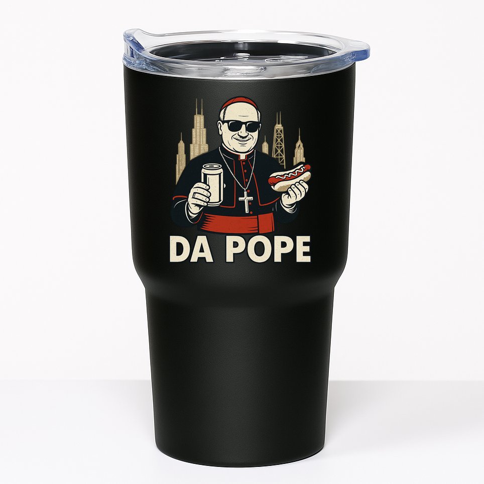 Da Pope From America Chicago Pope Leo XIV Tumbler