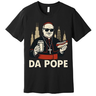 Da Pope From America Chicago Pope Leo XIV Premium T-Shirt