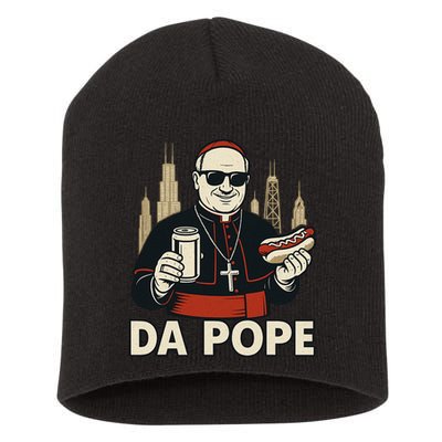 Da Pope From America Chicago Pope Leo XIV Short Acrylic Beanie