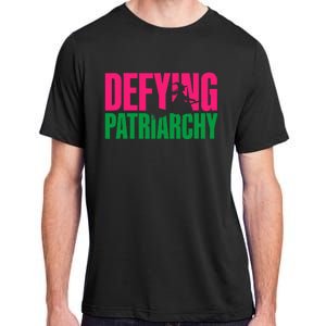 Defying Patriarchy Funny Feminist Witch Design Adult ChromaSoft Performance T-Shirt