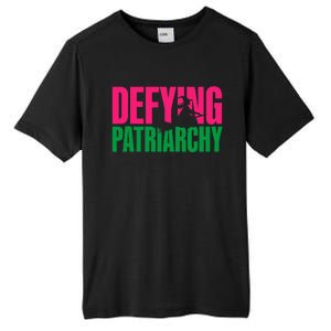 Defying Patriarchy Funny Feminist Witch Design Tall Fusion ChromaSoft Performance T-Shirt