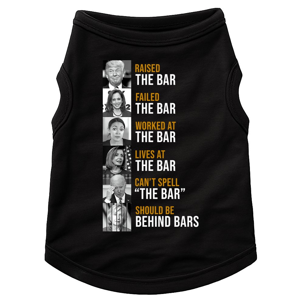 Democrat Party Funny Political Behind Bars Doggie Tank