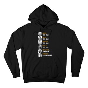 Democrat Party Funny Political Behind Bars Hoodie