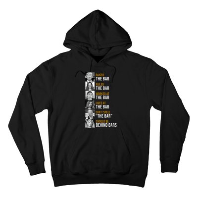 Democrat Party Funny Political Behind Bars Hoodie