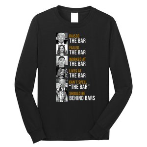 Democrat Party Funny Political Behind Bars Long Sleeve Shirt