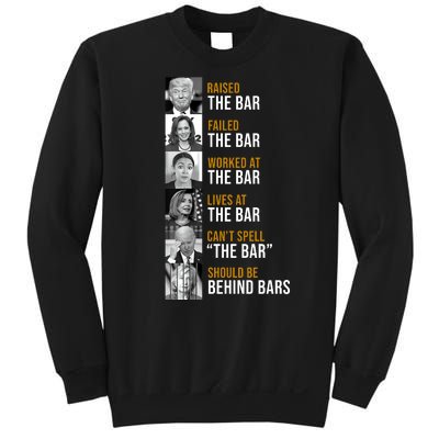 Democrat Party Funny Political Behind Bars Sweatshirt