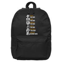 Democrat Party Funny Political Behind Bars 16 in Basic Backpack
