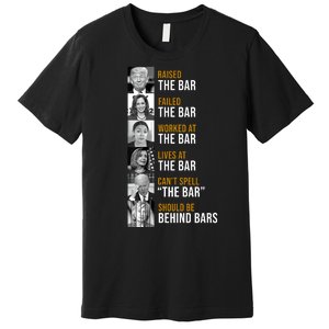 Democrat Party Funny Political Behind Bars Premium T-Shirt