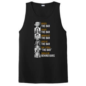 Democrat Party Funny Political Behind Bars PosiCharge Competitor Tank