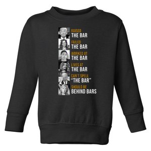 Democrat Party Funny Political Behind Bars Toddler Sweatshirt