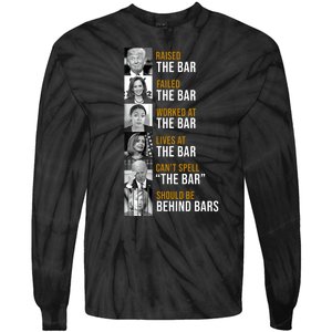 Democrat Party Funny Political Behind Bars Tie-Dye Long Sleeve Shirt