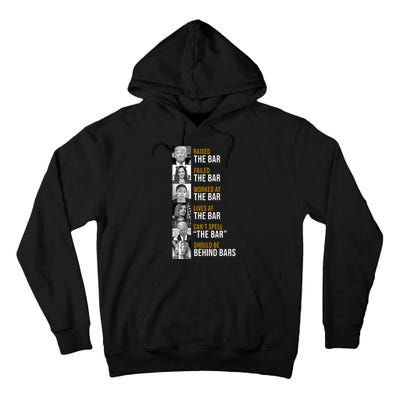 Democrat Party Funny Political Behind Bars Tall Hoodie