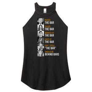 Democrat Party Funny Political Behind Bars Women's Perfect Tri Rocker Tank