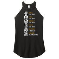 Democrat Party Funny Political Behind Bars Women's Perfect Tri Rocker Tank