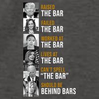 Democrat Party Funny Political Behind Bars Vector Backpack
