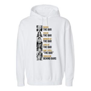 Democrat Party Funny Political Behind Bars Garment-Dyed Fleece Hoodie