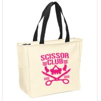 Dark Puroresu Flowsion Scissor Club Zip Tote Bag